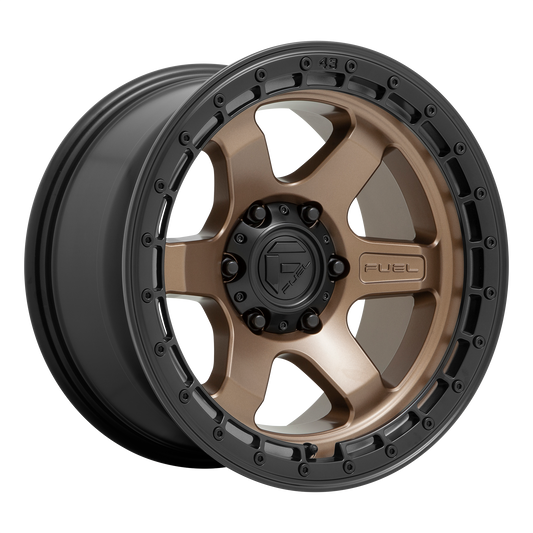 Fuel Off-Road D751 BLOCK | MATTE BRONZE W/ BLACK RING wheel