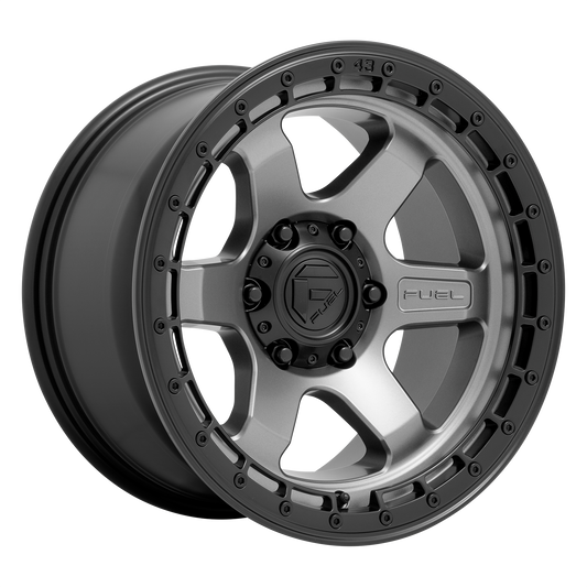 Fuel Off-Road D752 BLOCK | MATTE GUNMETAL W/ BLACK RING wheel