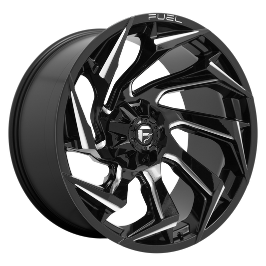 Fuel Off-Road D753 REACTION | GLOSS BLACK MILLED wheel