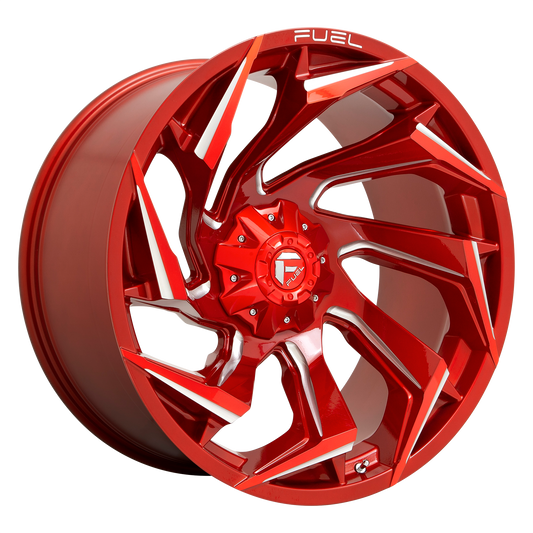 Fuel Off-Road D754 REACTION CANDY RED MILLED wheel