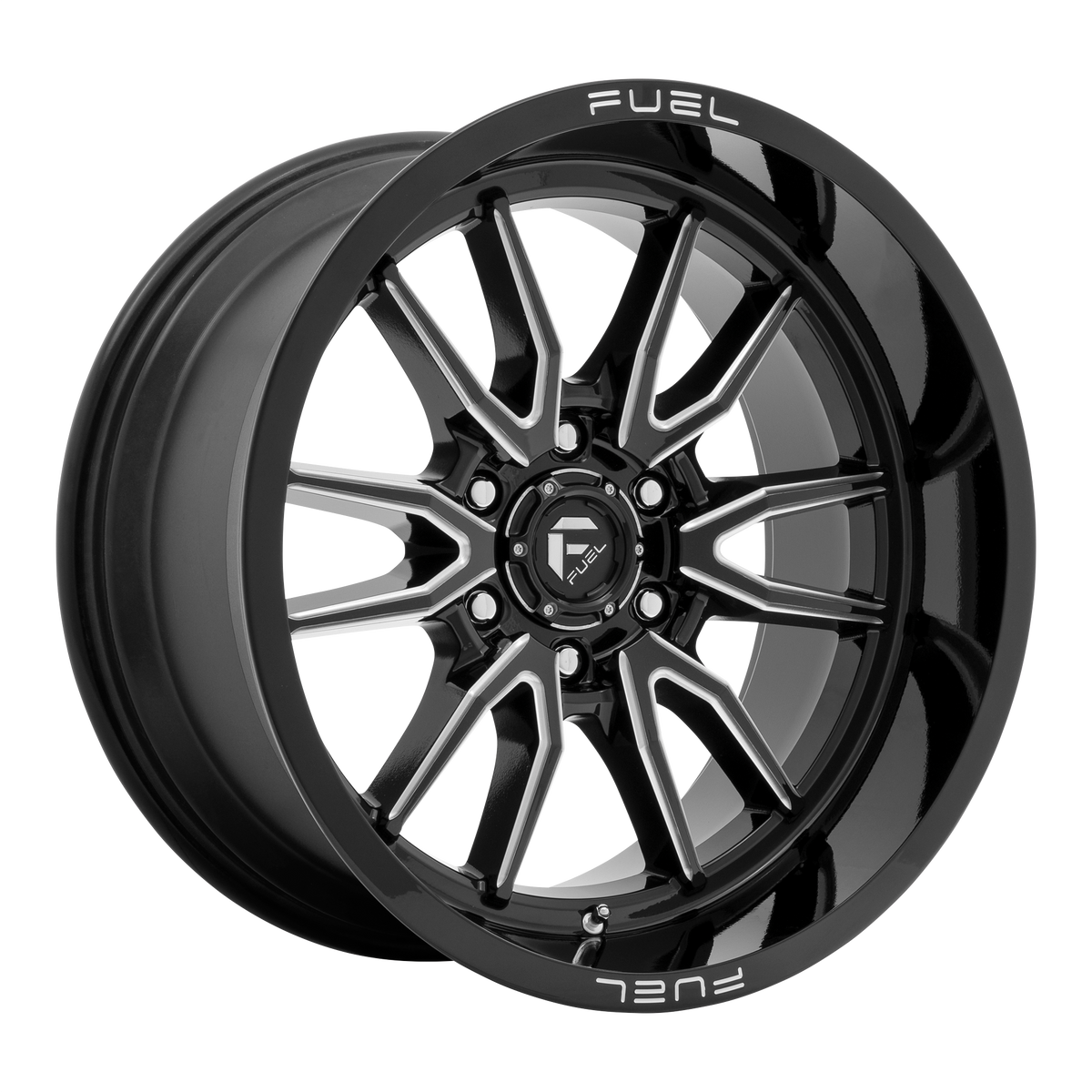Fuel Off-Road D761 CLASH | GLOSS BLACK MILLED wheel