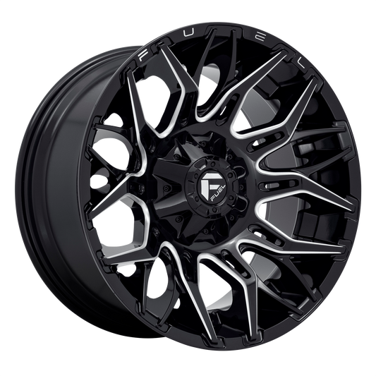 Fuel Off-Road D769 TWITCH | GLOSS BLACK MILLED wheel