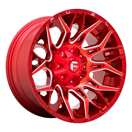 Fuel Off-Road D771 TWITCH | CANDY RED MILLED wheel