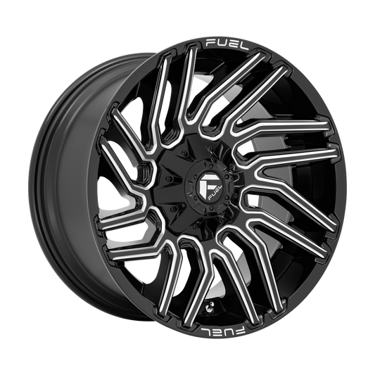 Fuel Off-Road D773 TYPHOON | GLOSS BLACK MILLED wheel