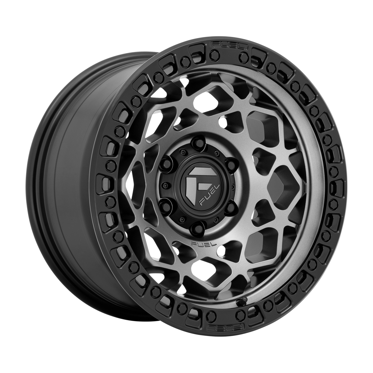 Fuel Off-Road D784 UNIT GUNMETAL W/ MATTE BLACK RING wheel