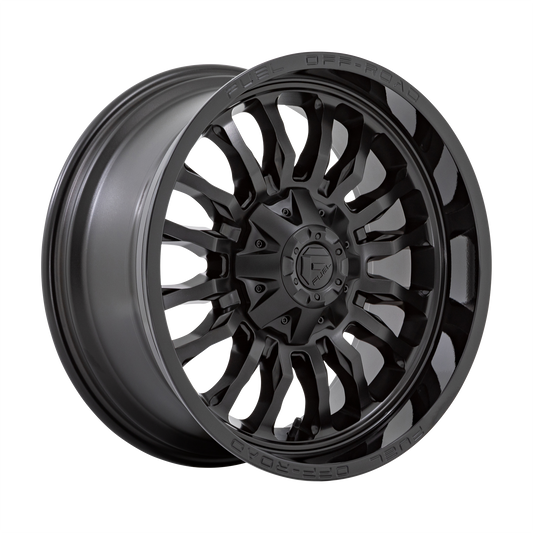 Fuel Off-Road D796 ARC | MATTE BLACK W/ GLOSS BLACK LIP wheel