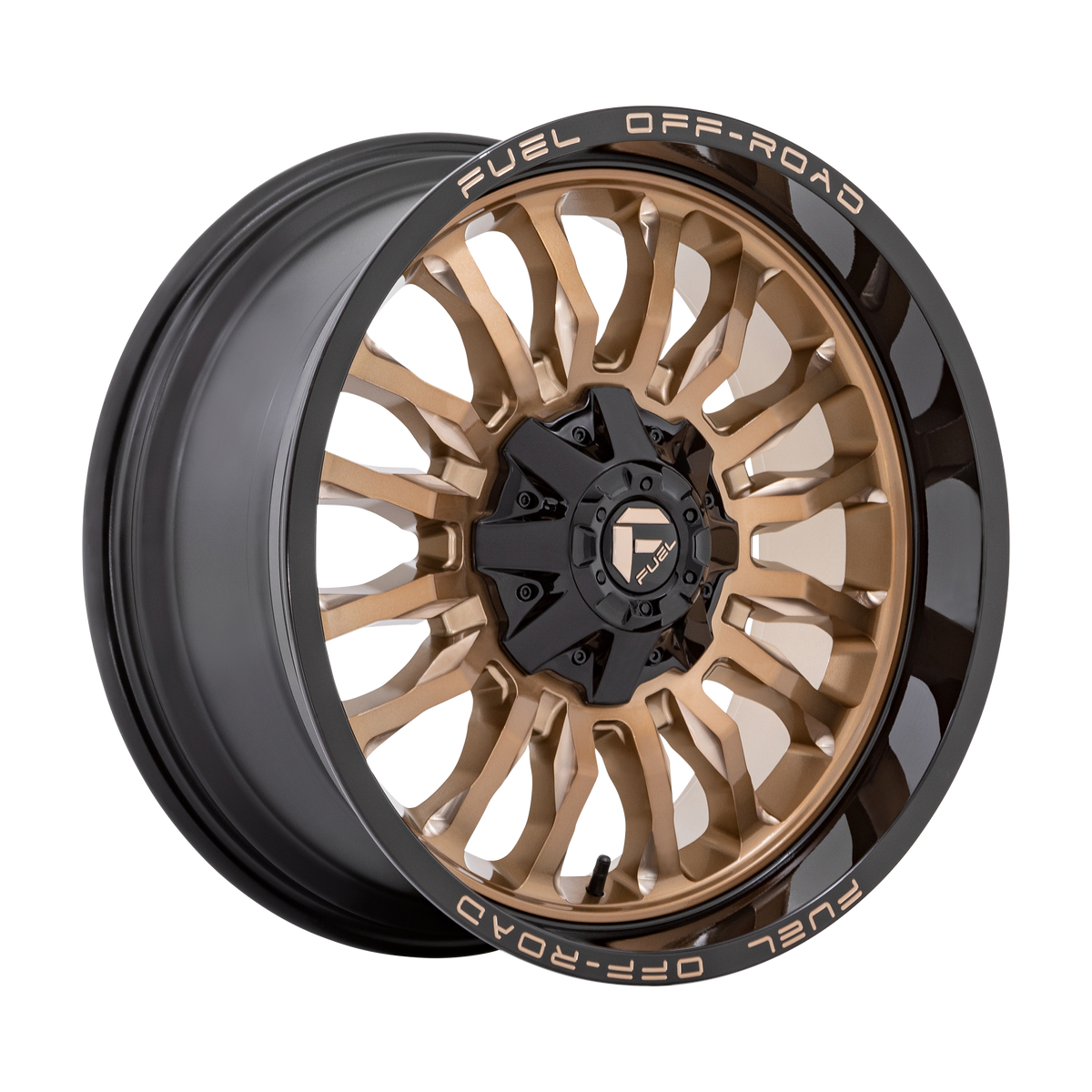Fuel Off-Road D797 ARC PLATINUM BRONZE W/ BLACK LIP wheel