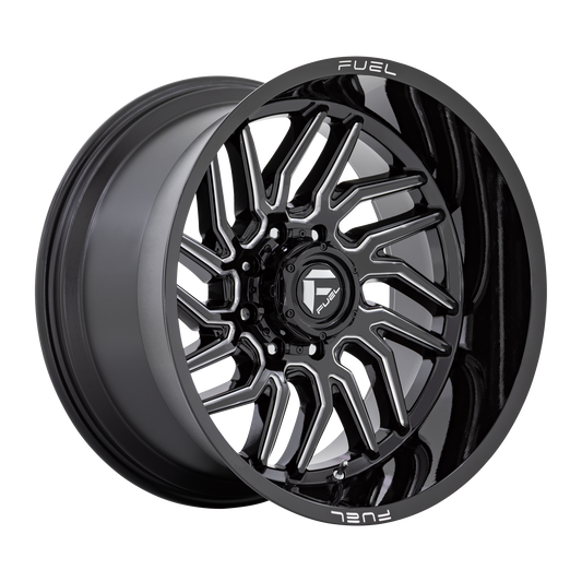 Fuel Off-Road D807 HURRICANE | GLOSS BLACK MILLED wheel