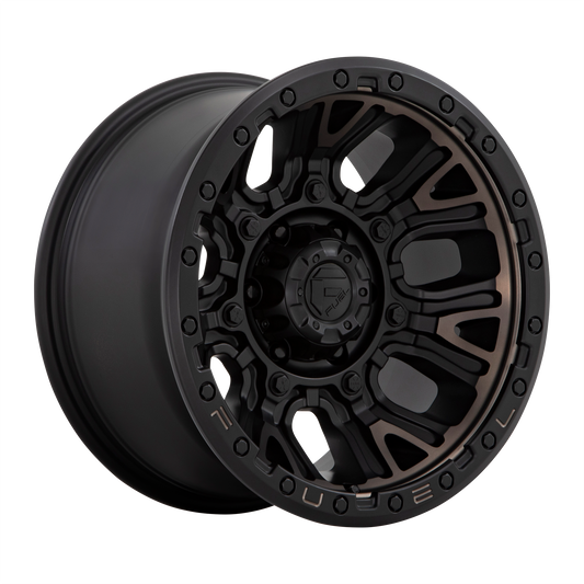 Fuel Off-Road D824 TRACTION MATTE BLACK W/ DOUBLE DARK TINT wheel