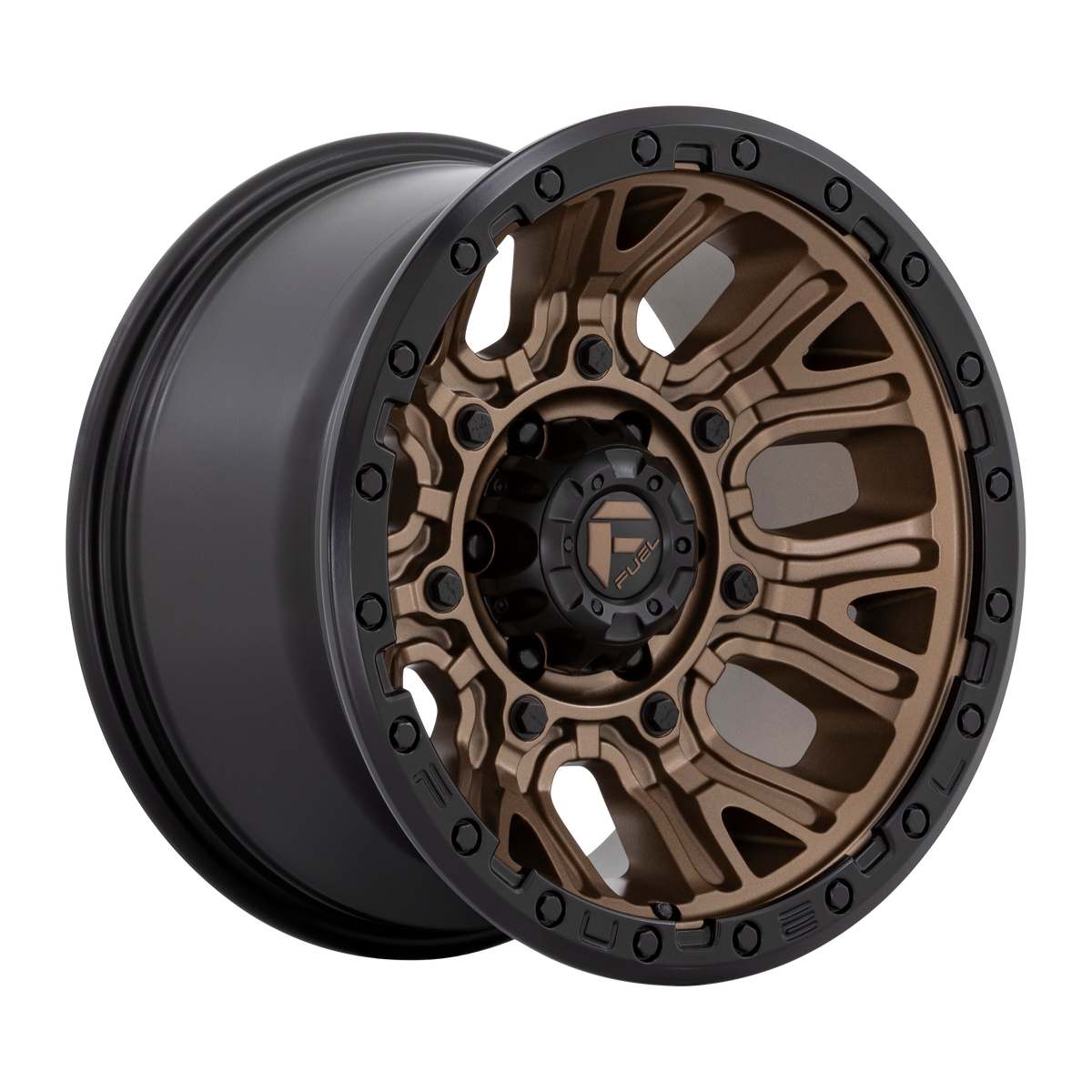 Fuel Off-Road D826 TRACTION MATTE BRONZE W/ BLACK RING wheel