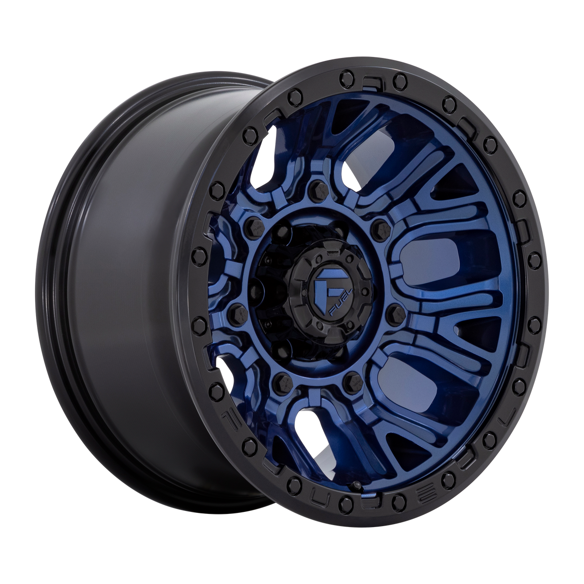 Fuel Off-Road D827 TRACTION DARK BLUE W/ BLACK RING wheel