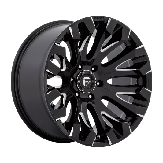 Fuel Off-Road D828 QUAKE | GLOSS BLACK MILLED wheel