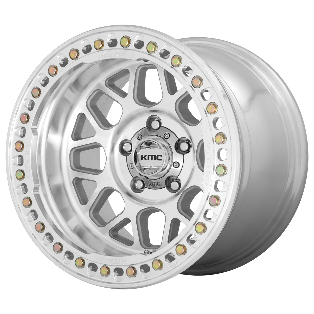 KMC KM235 GRENADE CRAWL BEADLOCK | MACHINED wheel