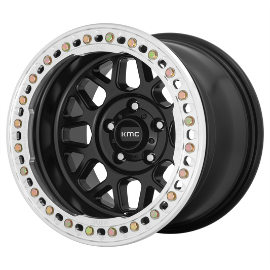 KMC KM235 GRENADE CRAWL BEADLOCK | SATIN BLACK wheel