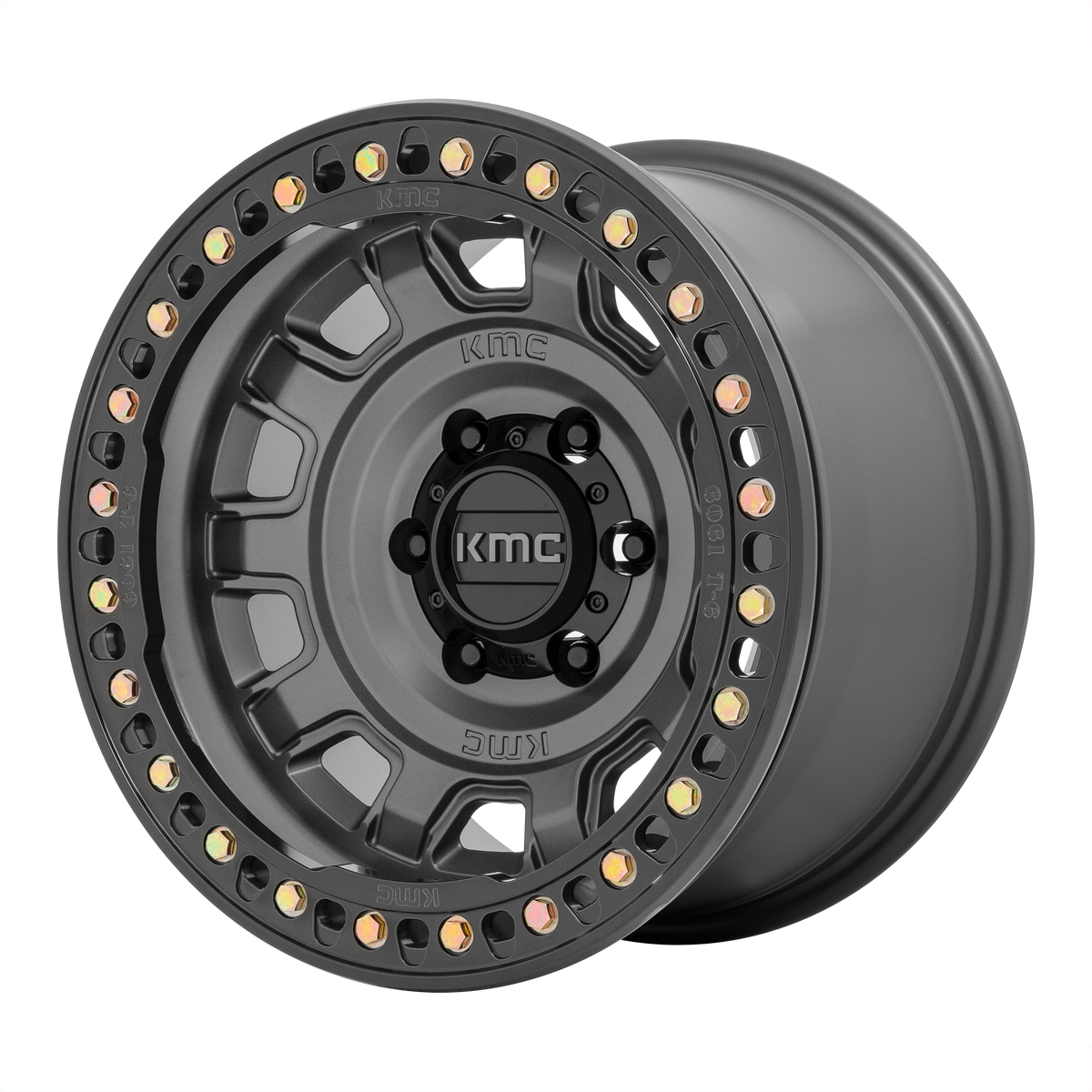 KMC KM236 TANK BEADLOCK ANTHRACITE wheel