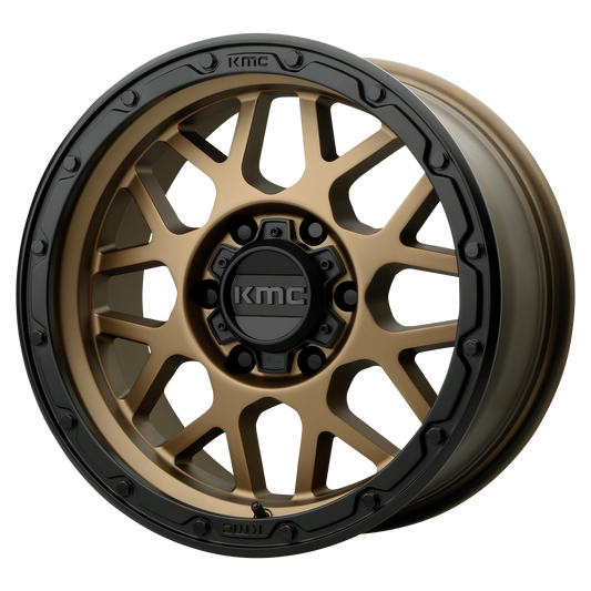 KMC KM535 GRENADE OFF-ROAD | MATTE BRONZE W/ MATTE BLACK LIP wheel