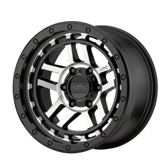 KMC KM540 RECON | SATIN BLACK MACHINED wheel