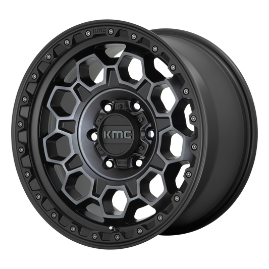 KMC KM545 TREK | SATIN BLACK W/ GRAY TINT wheel