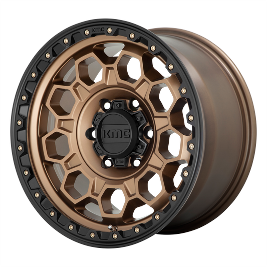 KMC KM545 TREK | MATTE BRONZE W/ BLACK LIP wheel
