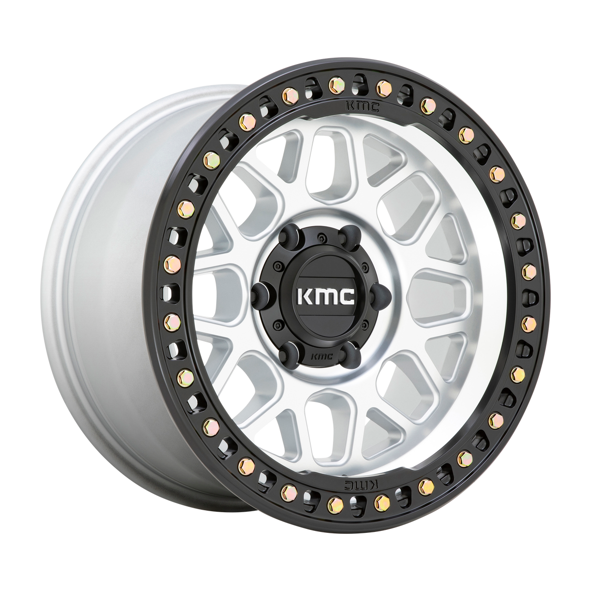 KMC KM549 GRS | MACHINED W/ SATIN BLACK LIP wheel
