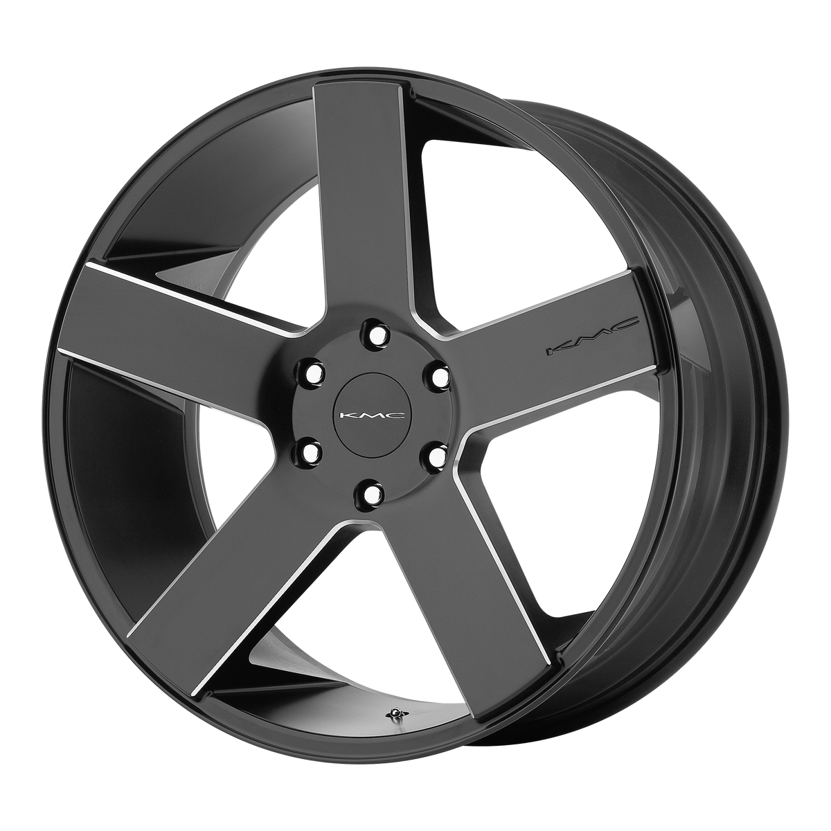 KMC KM690 MC 5 | SATIN BLACK MILLED wheel