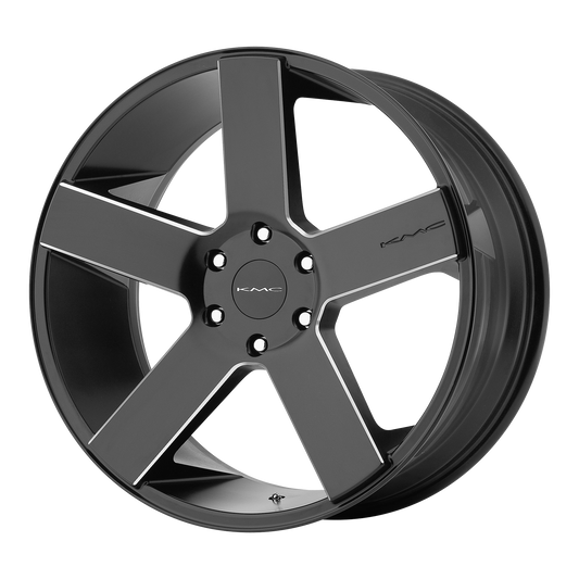 KMC KM690 MC 5 | SATIN BLACK MILLED wheel