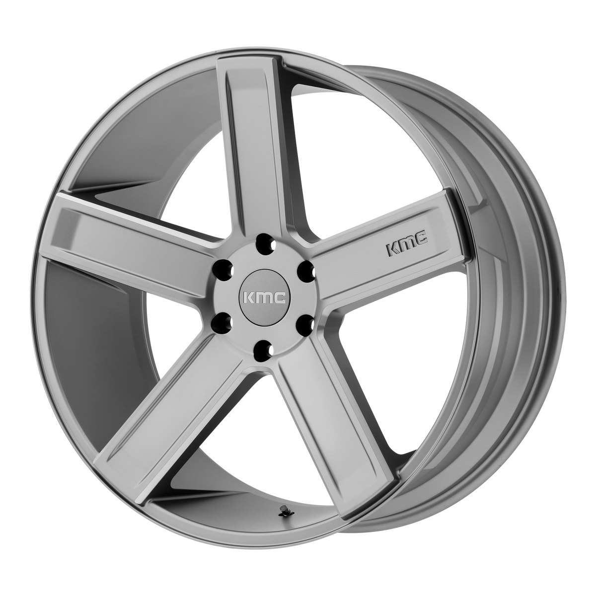 KMC KM702 DUECE | SATIN GRAY MILLED wheel