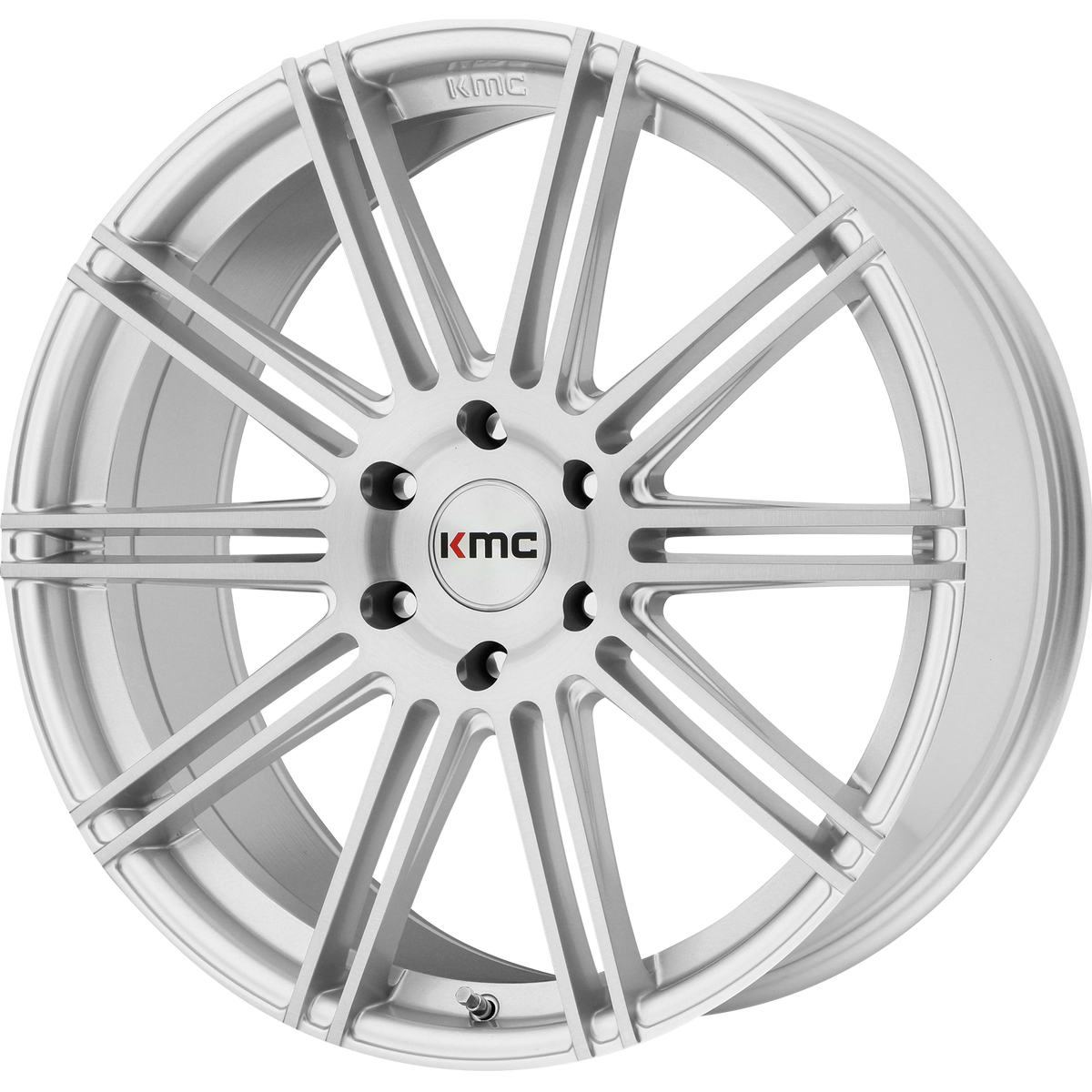 KMC KM707 CHANNEL | BRUSHED SILVER wheel