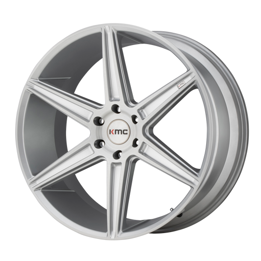 KMC KM712 PRISM TRUCK BRUSHED SILVER wheel