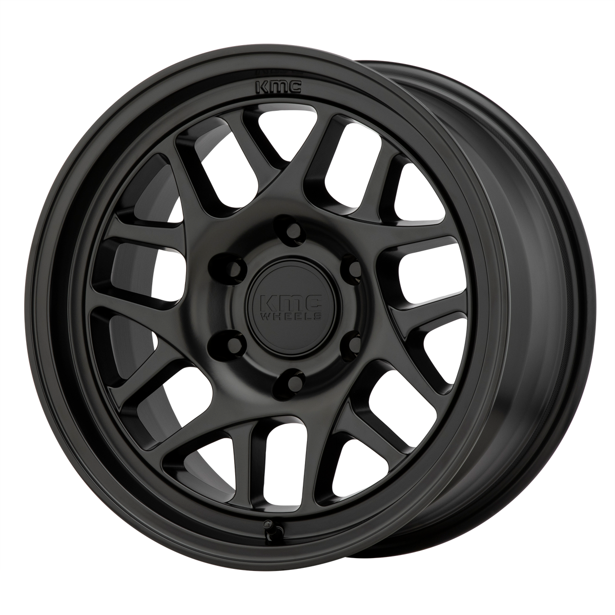 KMC KM717 BULLY OL SATIN BLACK wheel