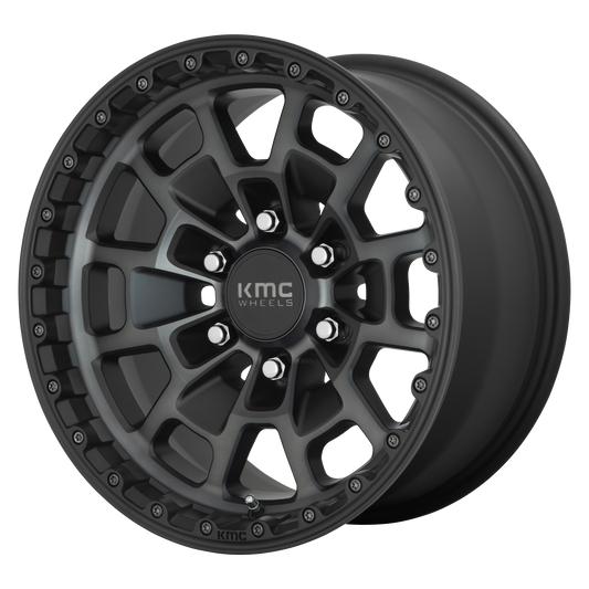 KMC KM718 SUMMIT | SATIN BLACK W/ GRAY TINT wheel