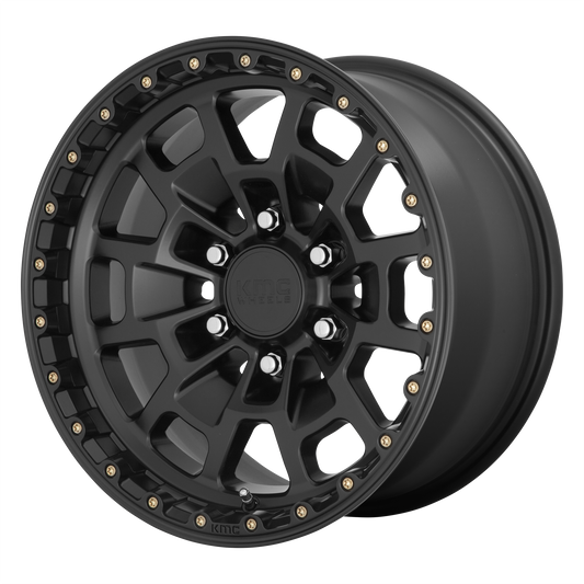 KMC KM718 SUMMIT SATIN BLACK wheel