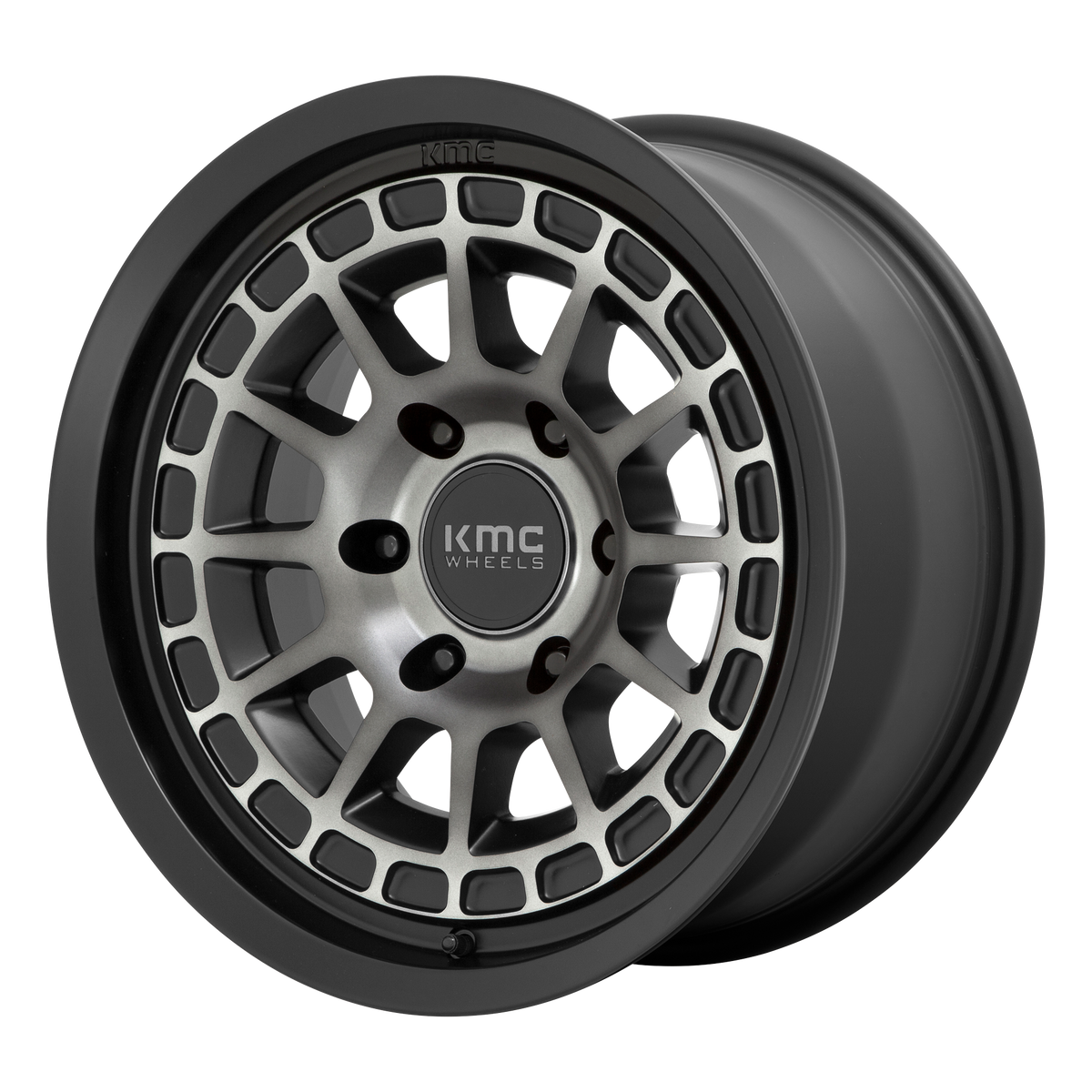 KMC KM719 CANYON | SATIN BLACK W/ GRAY TINT wheel