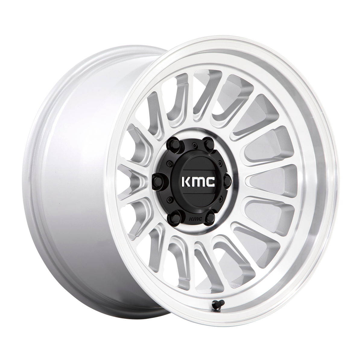 KMC KM724 IMPACT OL | SILVER MACHINED wheel
