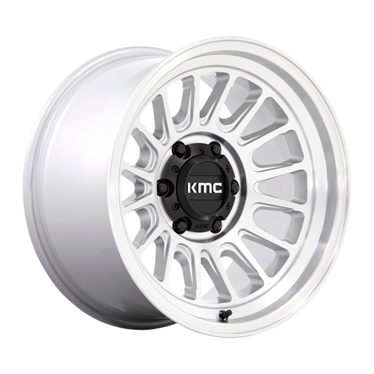 KMC KM724 IMPACT OL | SILVER MACHINED wheel