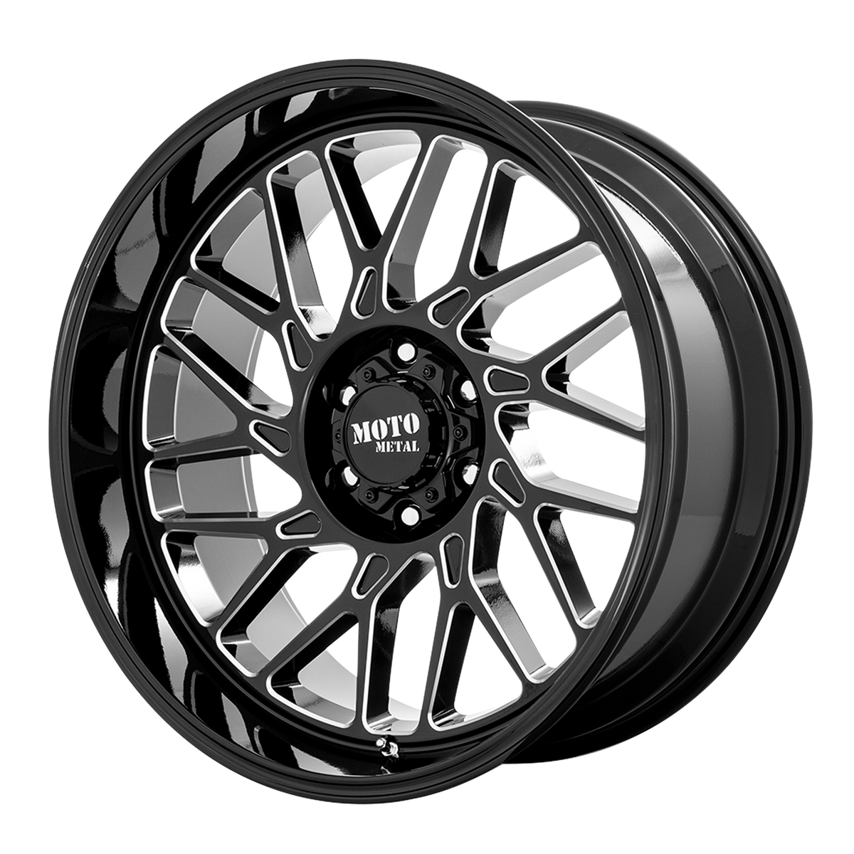 Moto Metal MO805 | GLOSS BLACK MILLED wheel