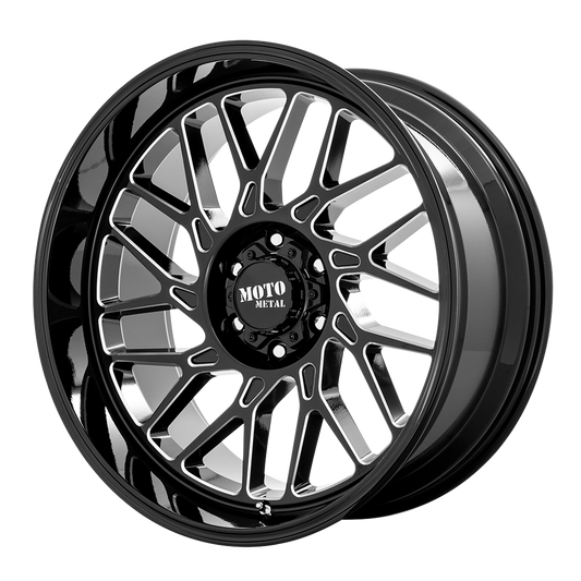 Moto Metal MO805 | GLOSS BLACK MILLED wheel