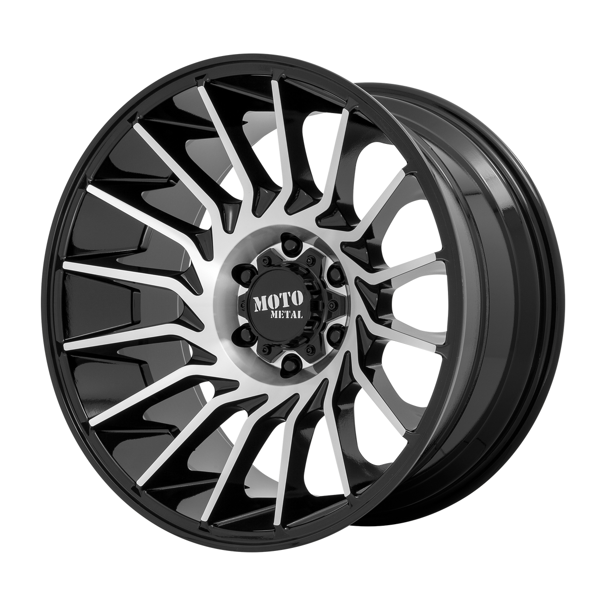 Moto Metal MO807 | GLOSS BLACK MACHINED wheel