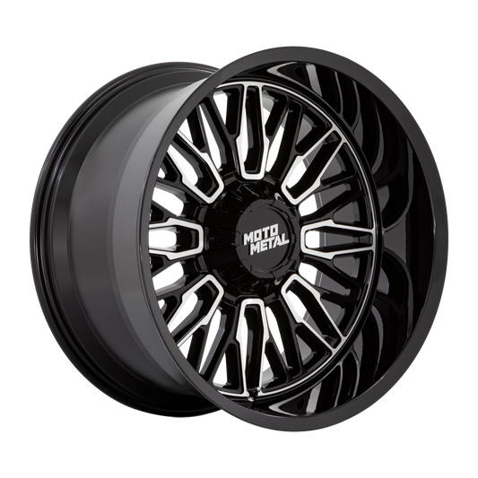 Moto Metal MO809 STINGER | GLOSS BLACK MACHINED wheel