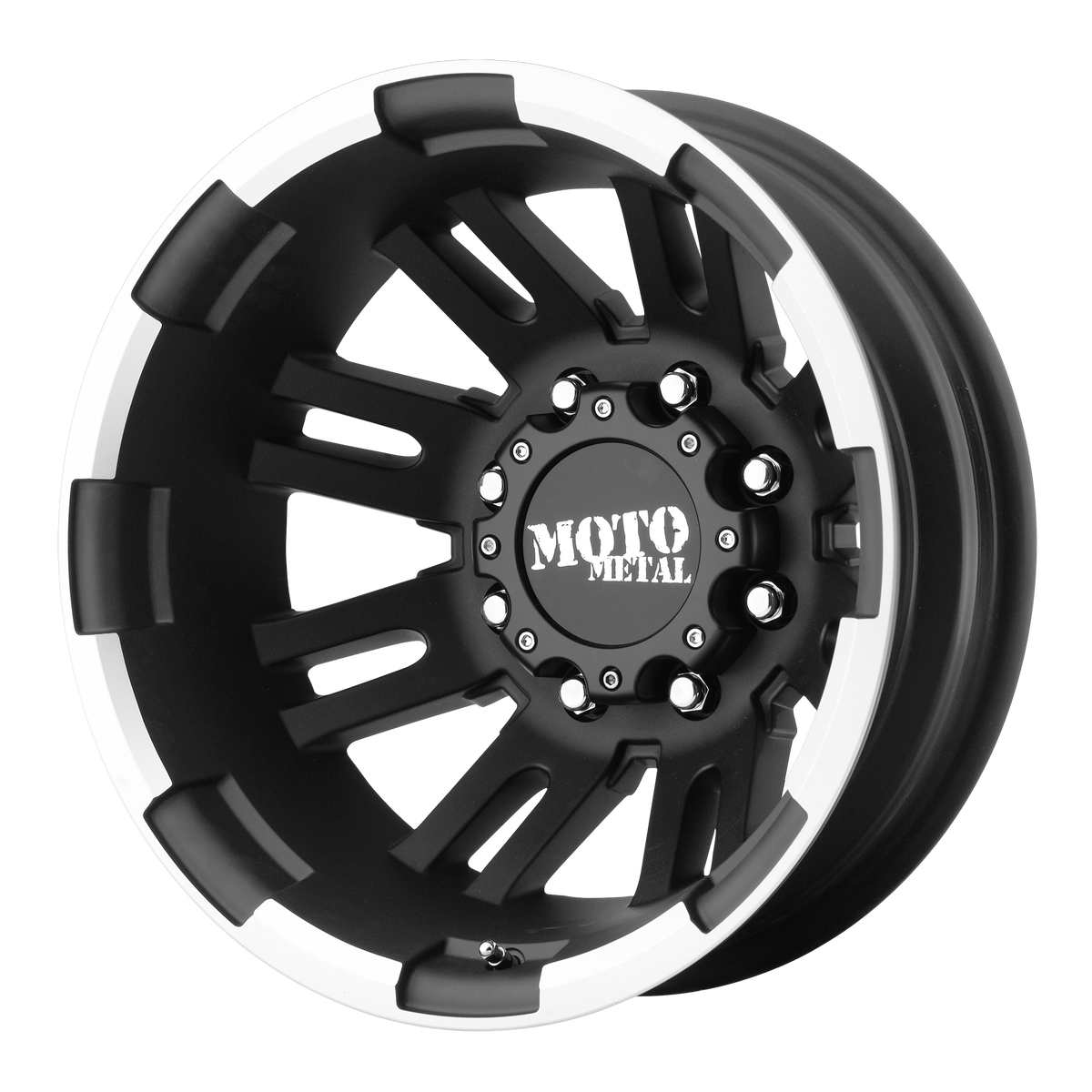 Moto Metal MO963 MATTE BLACK MACHINED wheel