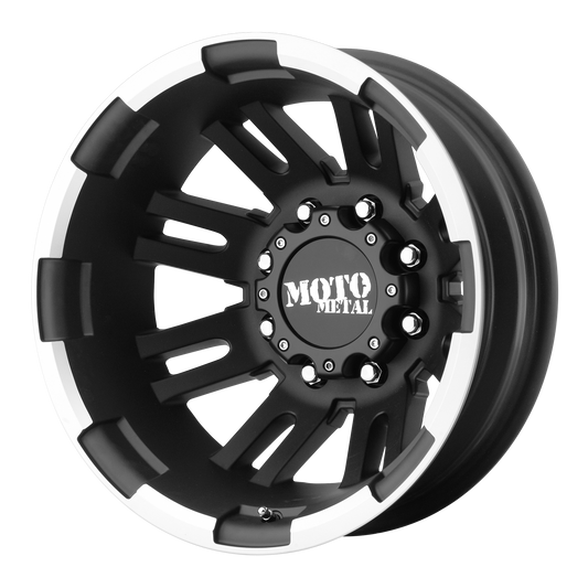 Moto Metal MO963 | MATTE BLACK MACHINED wheel