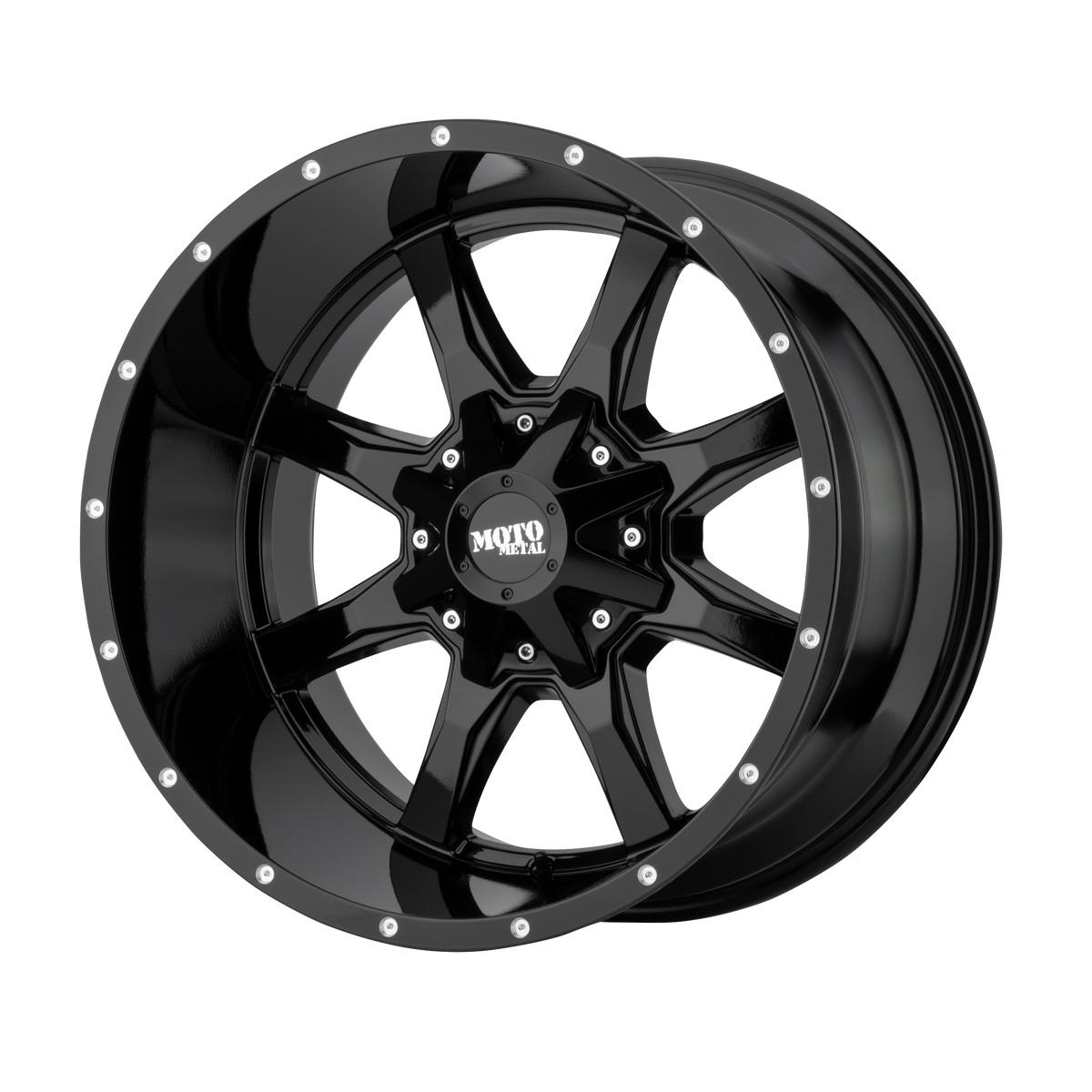 Moto Metal MO970 | GLOSS BLACK MILLED wheel