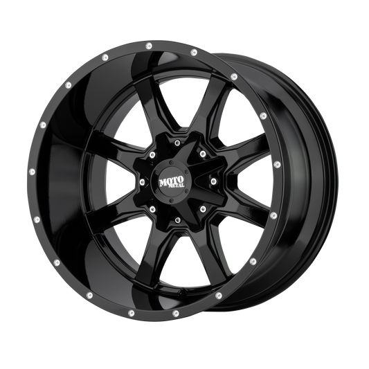 Moto Metal MO970 | GLOSS BLACK MILLED wheel