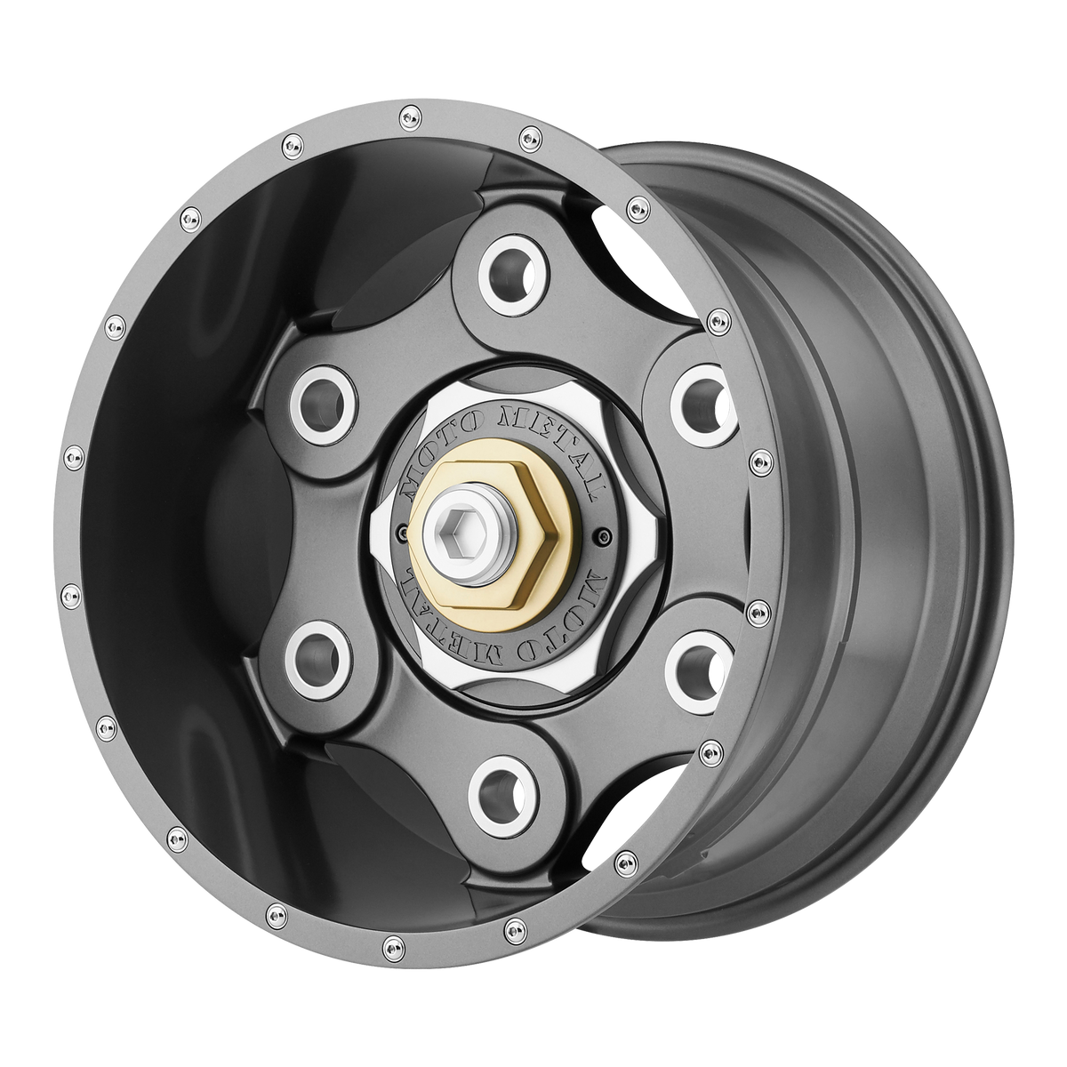Moto Metal MO977 LINK GUNMETAL wheel