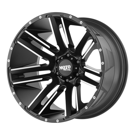 Moto Metal MO978 RAZOR | SATIN BLACK MACHINED wheel