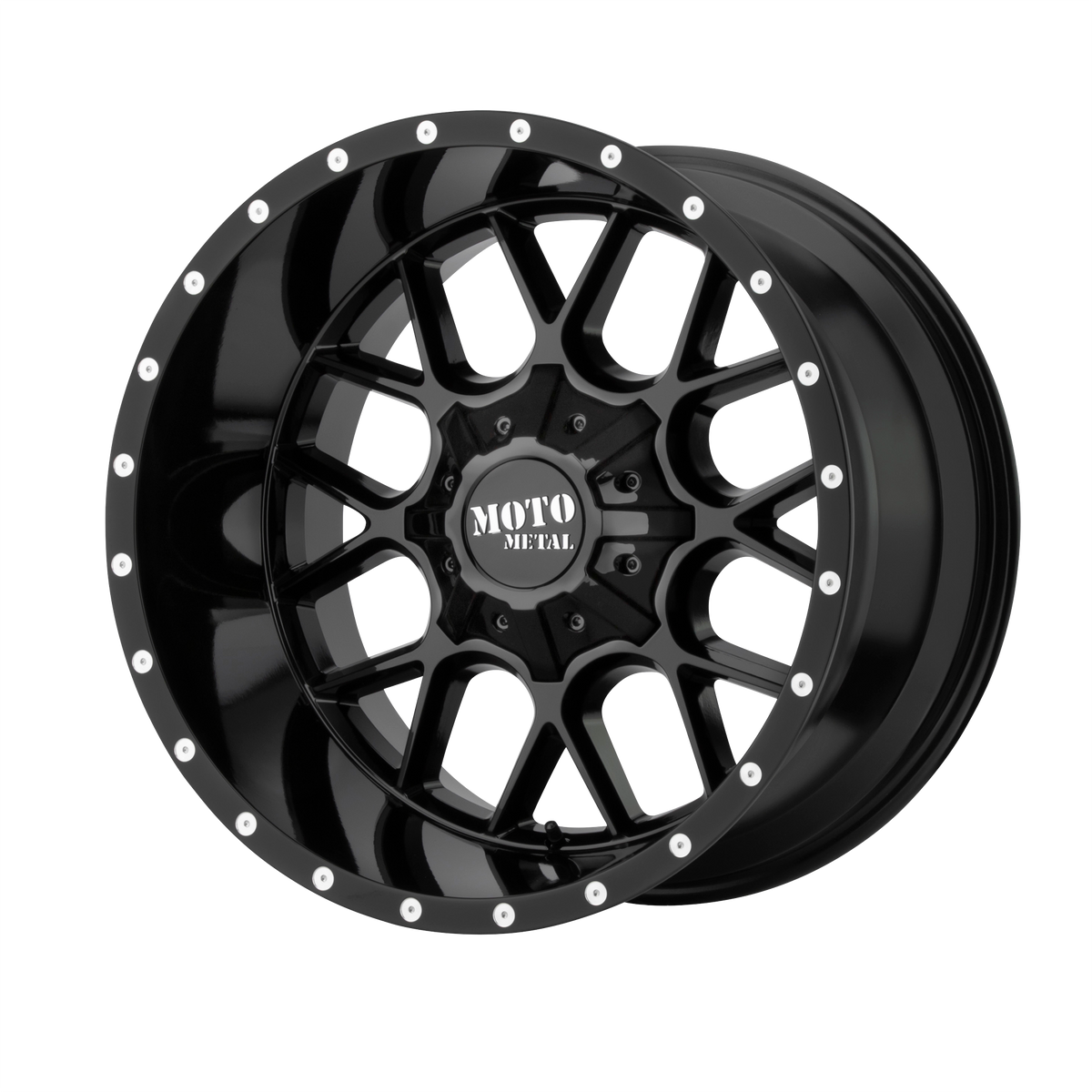 Moto Metal MO986 SIEGE GLOSS BLACK wheel