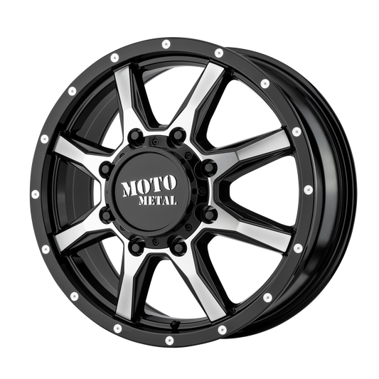 Moto Metal MO995 GLOSS BLACK MACHINED wheel