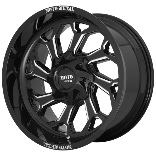 Moto Metal MO999 | GLOSS BLACK MILLED wheel