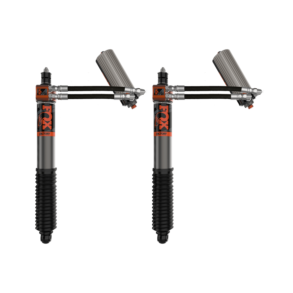 BDS Suspension Rear FOX Factory Race Series 3.0" Internal Bypass Remote Reservoir DSC Shocks, Suits 1-2" Lift, Set of 2 suits
