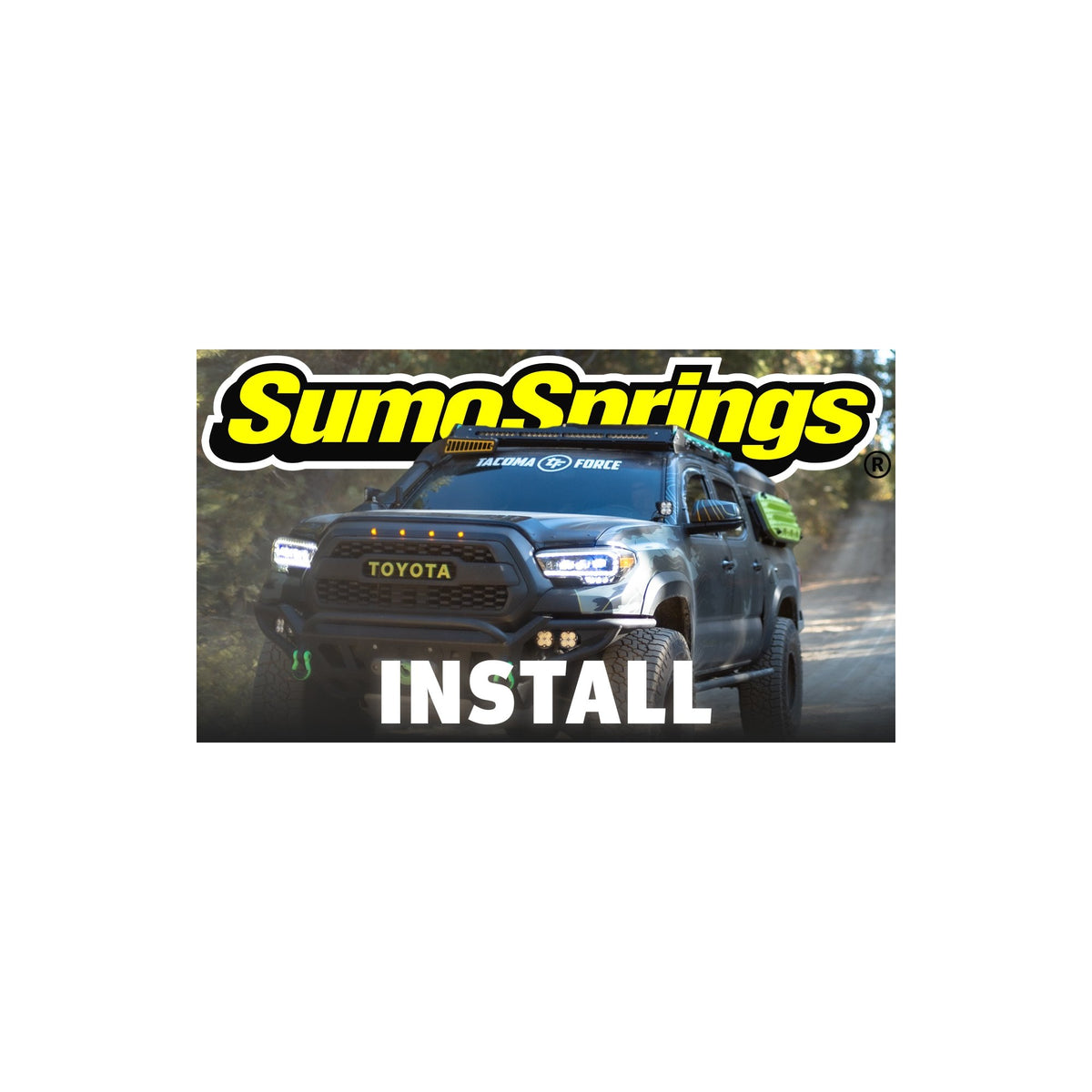 SuperSprings International Rear SumoSprings - 810kg - Black suits Holden Colorado (2015-2023)